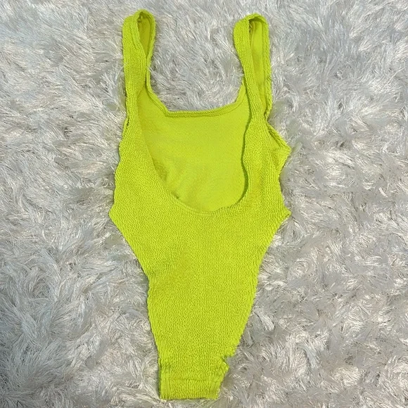 Bond-Eye Maxam Sunny Lime Eco Friendly One-Piece Swimsuit - Picture 5 of 6